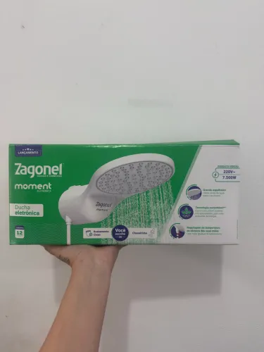 Chuveiro Elétrico Zagonel Moment Eletrônica 220V 7500W