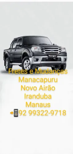 Fretes e Mudanças e Retirada mercadoria das lojas.