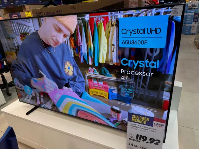TV 65 polegadas SAMSUNG 4K