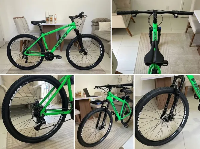 Bicicleta MTB First Aro 29 (nova) | Sem uso | Freio a Disco + suspensão