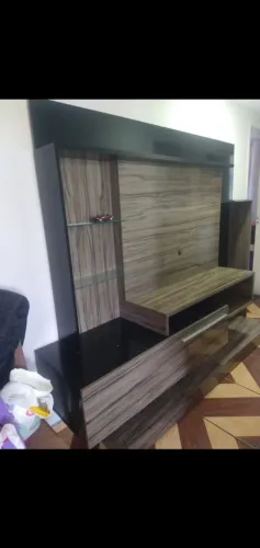 Rack e painel de tv