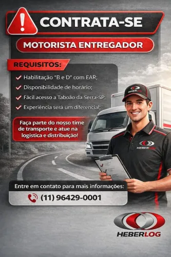 Vaga para Motorista 