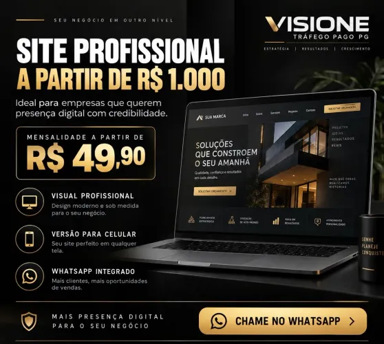 Site Profissional para Empresas | A partir de R$ 1.000