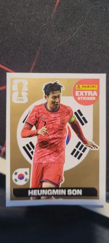 Figurinha EXTRA Gold Heungmin Son