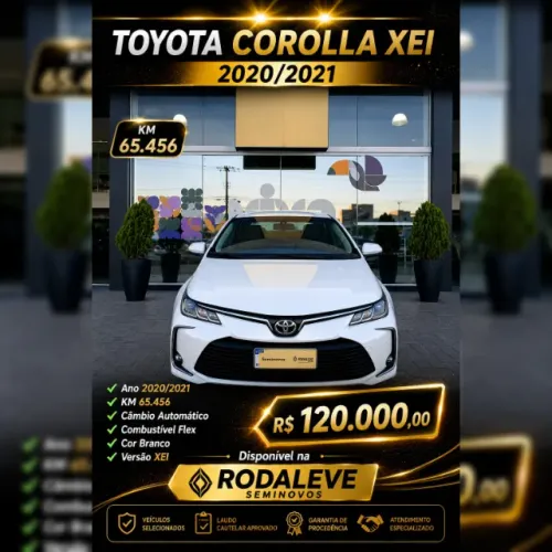 Toyota Corolla XEI 2.0 Flex 16V Aut. 2021