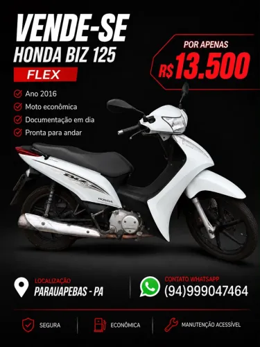 Honda Biz 125 Flex 2016