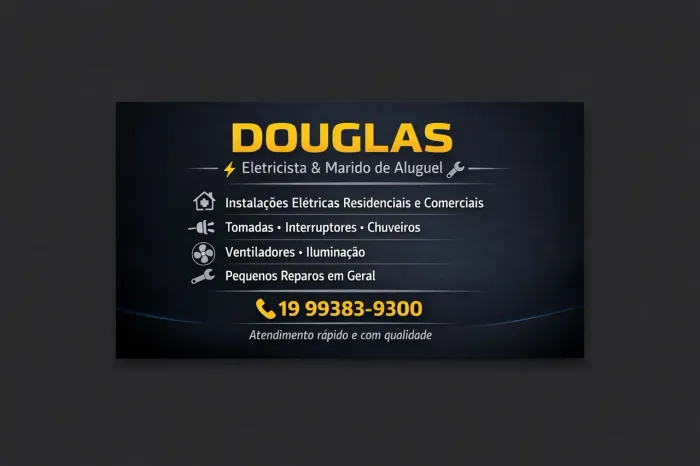 ELETRICISTA/MARIDO DE ALUGUEL 