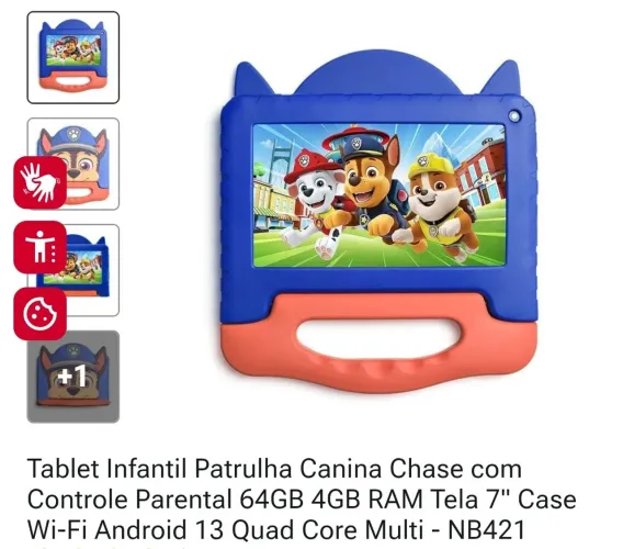 Tablet le novo patrulha canina