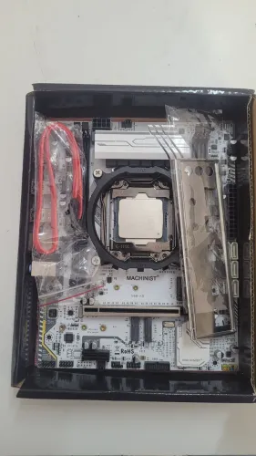 Placa mae machinist x99 k9 com processador 