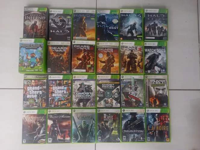 100 Jogos para Xbox 360 (faço envios Olxpay)