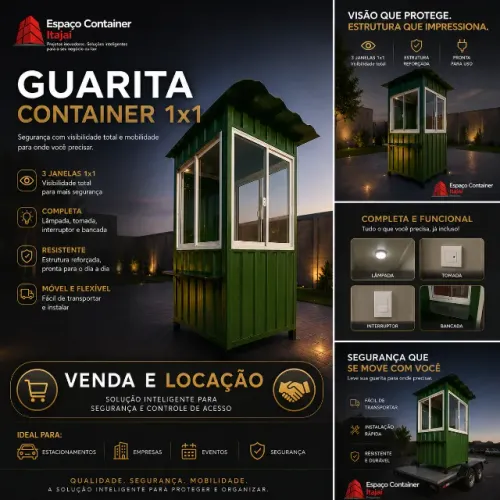 Guarita em Container locação