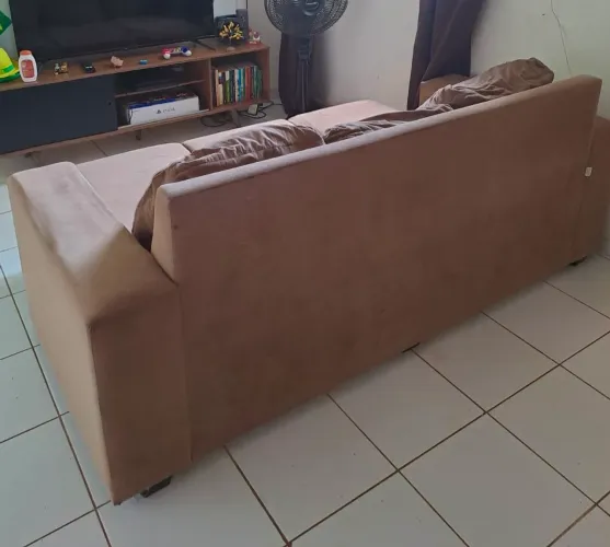 Sofá retrátil 3 lugares