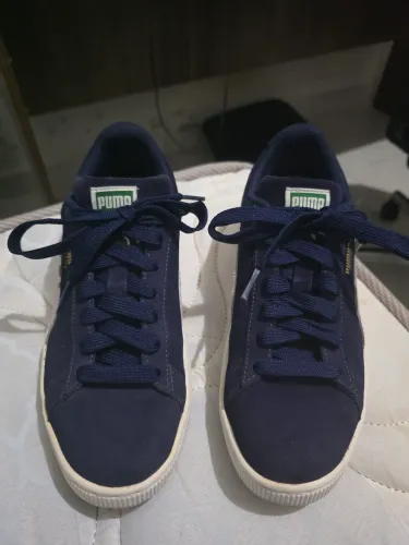 Tênis Puma Suede Azul tamanho 38