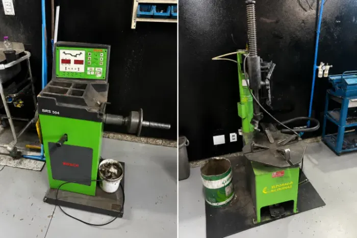 Desmontadora/Balanceadora de Pneus Eldorado EL430 e Bosh