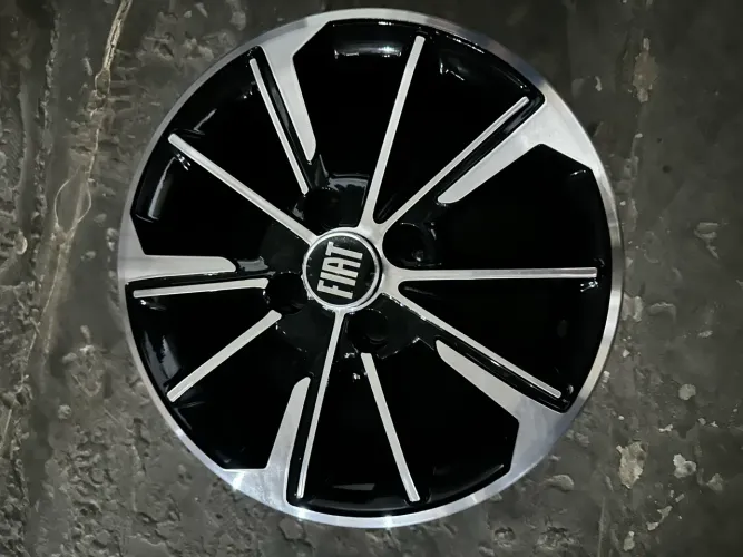 Kit com 04 Rodas Aro 15 Compativel Fiat Strada Vivace Way