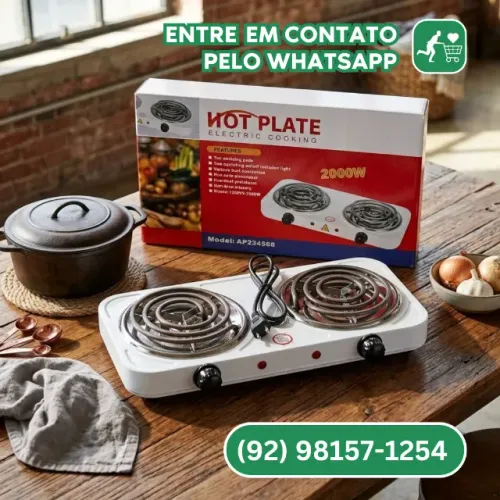 Fogão de 2 Bocas Eletrico
