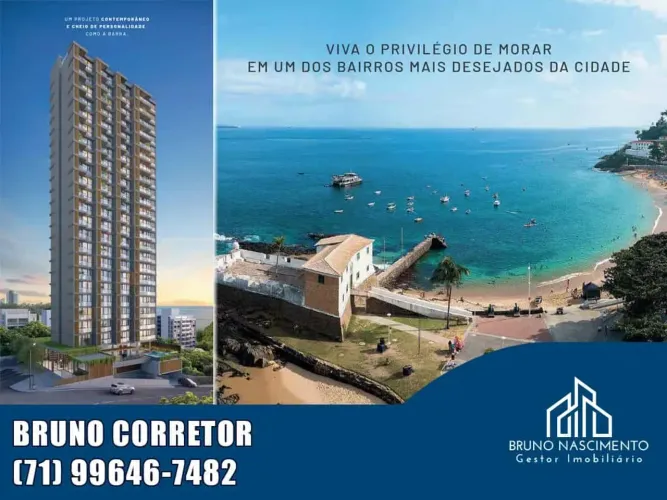 APARTAMENTO QUARTO E SALA 29,5M² NA BARRA - ONE MORRO DO GAVAZZA