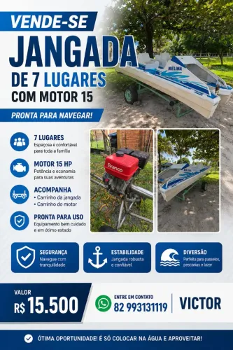 Jangada 7 Lugares