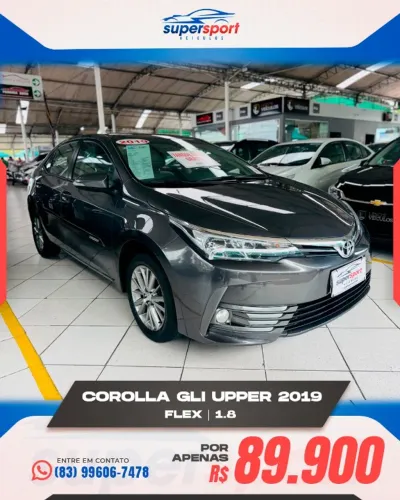 Toyota Corolla GLI Upper 1.8 Flex 16V Aut. 2019