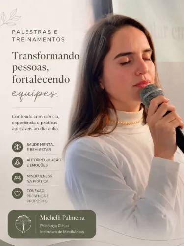 Palestras sobre Saúde Mental e Regulação Emocional | Psicóloga e Instrutora de Mindfulness