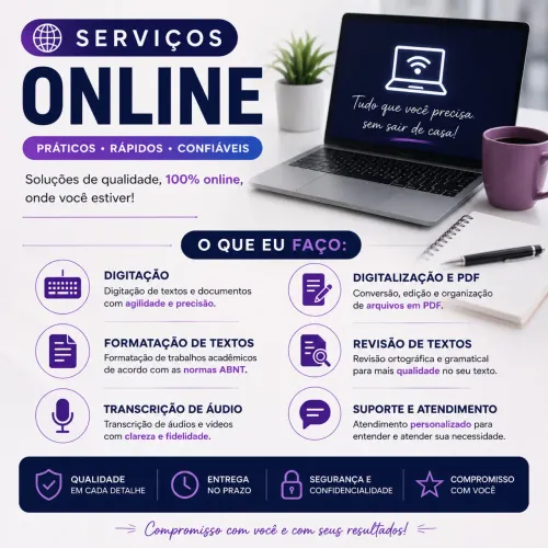 Digitação e transcrição 