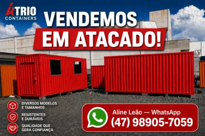 Container 6 Metros 100% Aço Galvanizado