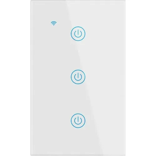 Interruptor Smart Wi-Fi Touch 3 Teclas - Automação Residencial