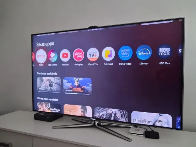 Smart TV Samsung 55" tela Slim LED com resolução Full HD