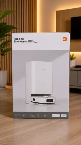 Aspirador Robô Xiaomi Mi Robot Vacuum X20 Pro D102GL 110V Branco