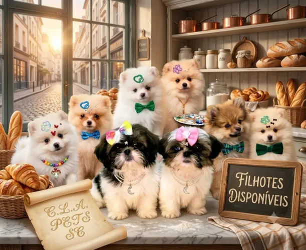 Filhotes de Shih Tzu mini e Lulus