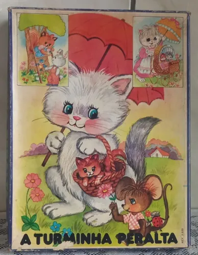 Quebra-cabeça Pais & Filhos A Turminha Peralta antigo anos 90
