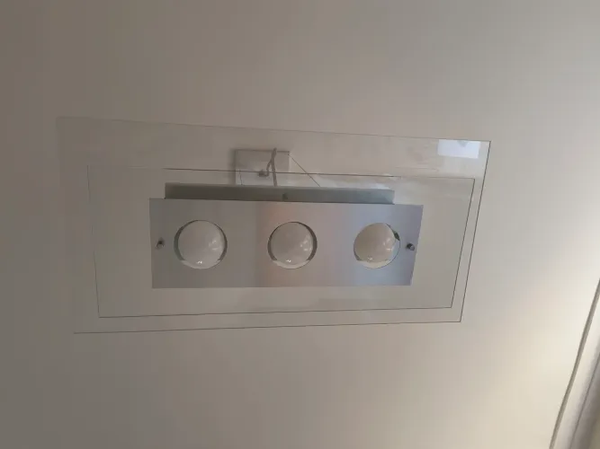 02 Lustres Pendentes Sala com 03 Lâmpadas 