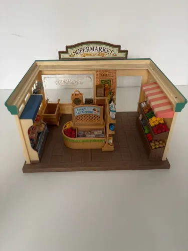 Sylvanian families mercado vintage 