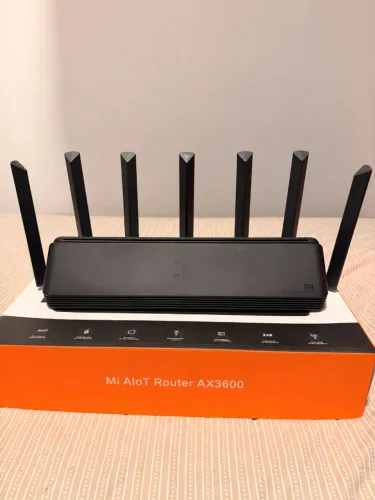 Roteador Xiaomi Mi AIoT AX3600 Wi-Fi 6 Gigabit - 7 Antenas