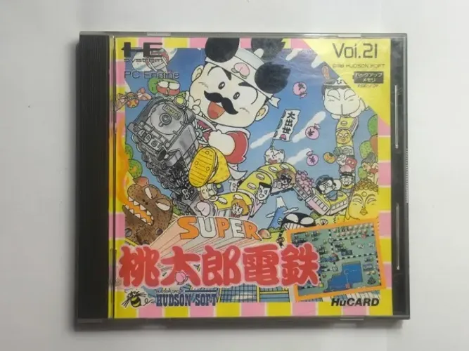 Jogo Original PC Engine HuCard - Super Momotarou Dentetsu