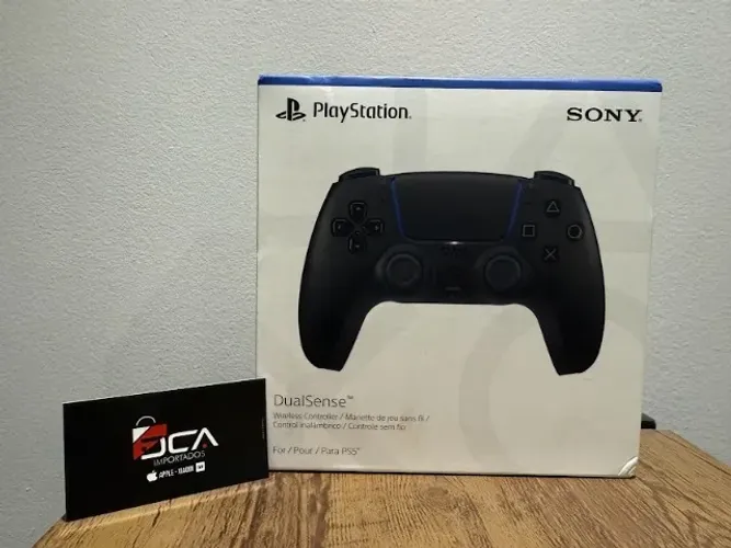 Controle Sony DualSense PS5 Preto - Novo e Lacrado - Pronta Entrega!!