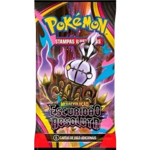 Booster Unitário Pokémon Me05 Escuridão Absoluta