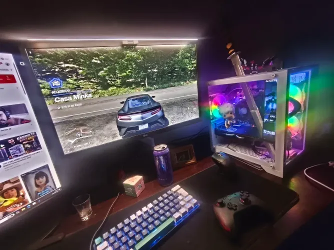 PC Gamer Completo + Tela Monitoramento + Monitor