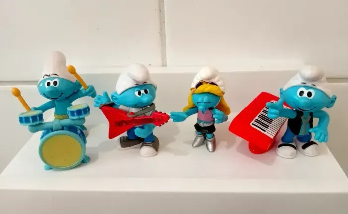 Bonecos Banda Os Smurfs Smurfette Sunny Jakks 2009 Lote