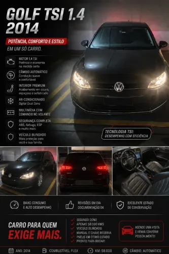 Volkswagen Golf Highline 1.4 TSI 140cv Aut. 2014