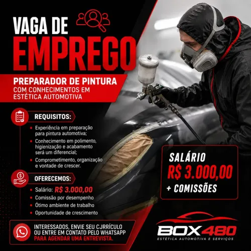Preparador de pintura automotiva