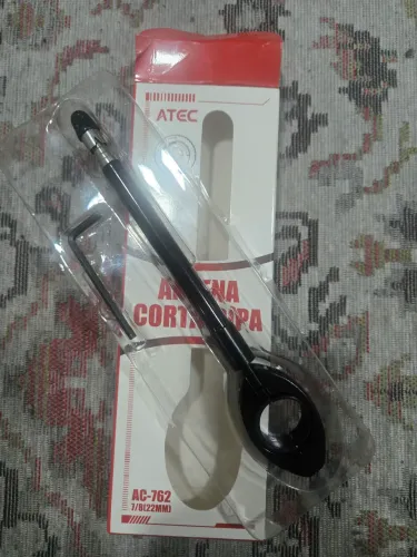 Antena corta pipa para moto