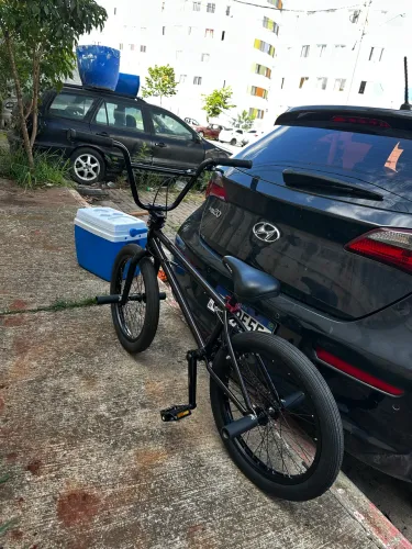 Bike BMX Pro-X CR-Defender - Quadro e Garfo em Cr-Mo - Aro 20, Pedivela de 3 peças.