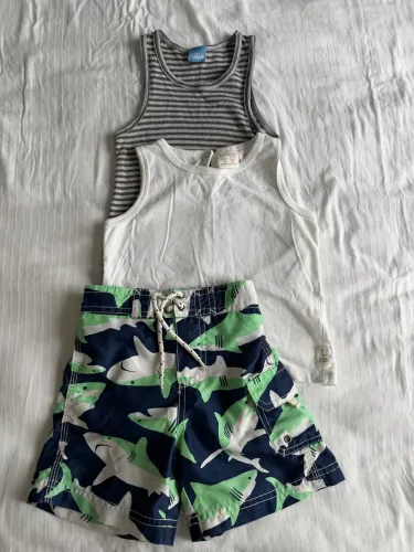Kit 3 peças verão infantil (2 anos) Zara e Carters