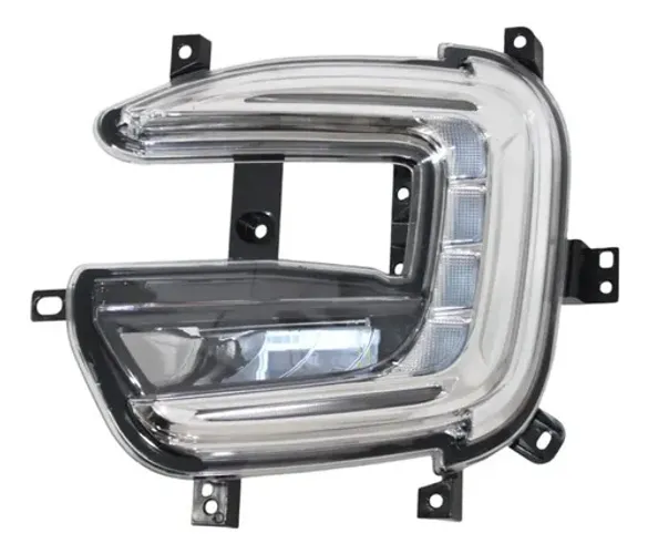 Farol Auxiliar Renault Captur 2017 18 19 20 2021 C/milha L.e Cristal