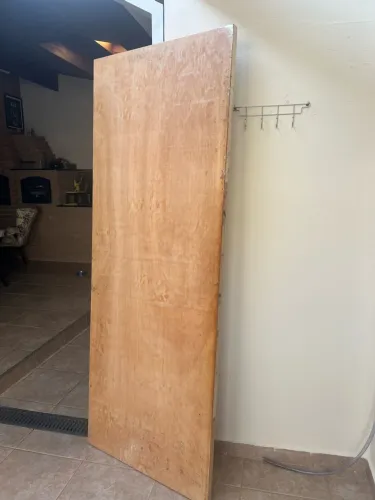 Porta de correr e folha de porta