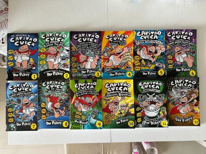 Coleção Livros Capitão Cueca