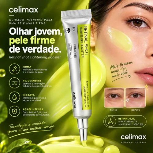 Celimax Skincare Coreano Retinal Shot 0,1% Firmador Facial <br>