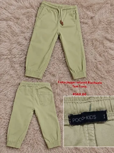 Calça jogger infantil
