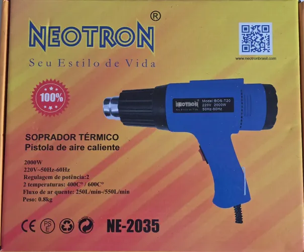 SOPRADOR TERMICO NEOTRON 2000W 220V